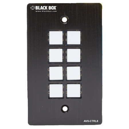 BLACK BOX Wallplate Control Panel AVS-CTRL8